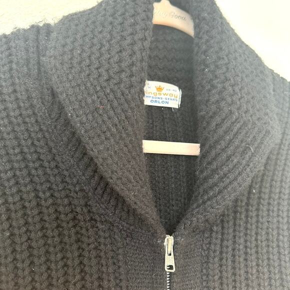 Vintage Simpsons Sears Cowichan Cardigan Knit Sweater 60s/70s Men’s M (38-40) - Picture 4 of 9